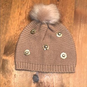 Knit Pompom hat